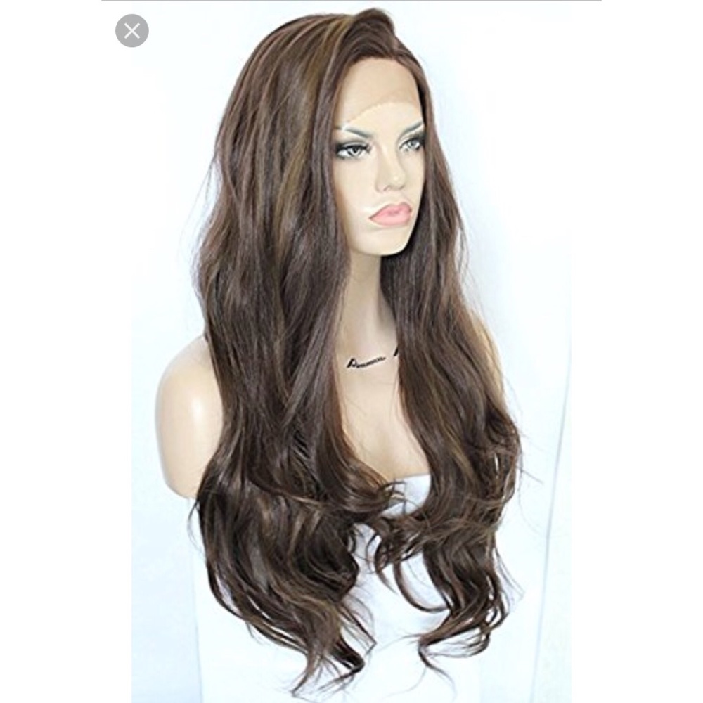 Dark brown Halo hair extensions 24 inch